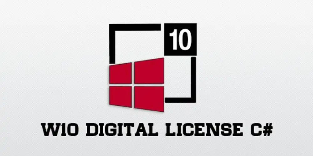 Windows 10 Digital License C# 3.7, Activador Windows 10